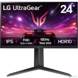 Монитор LG UltraWide 24GS65F-B 23.8", черный [24gs65f-b.aruz]