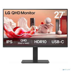 LCD LG 27" 27BA65QB-B {IPS 2560x1440 100Hz USB-C(65W) HAS}