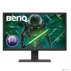 LCD BenQ 24" GL2480(Е) черный {TN 1920x1080 75Hz 1ms 170/160 250cd 8bit 1000:1 D-Sub DVI HDMI1.4 FlickerFree AudioOut VESA}