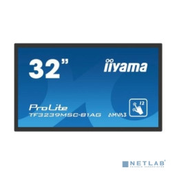 Iiyama 31.5'' TF3239MSC-B1AG {AMVA3 1920х1080 500cd 178/178 3000:1 8ms D-Sub 2xHDMI DisplayPort Speakers}