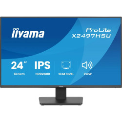 LCD IIYAMA 23.8" X2497HSU-B1 черный {IPS 1920x1080 120Hz 4ms 350cd HDMI DisplayPort USB M/M Pivot}