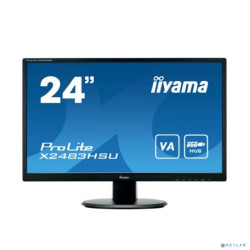 LCD Iiyama 23.8'' X2483HSU-B5 {VA 1920х1080 75Hz 4ms 250cd 178/178 3000:1 HDMI DisplayPort USB-Hub Speakers}