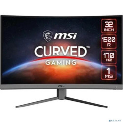 MSI 31.5" G32C4 E2 черный {VA 1920x1080 170Hz 1ms 178/178 250cd 3000:1 8bit 2xHDMI1.4 DisplayPort1.2 FreeSync(Prem) VESA} [9S6-3DA61T-050]