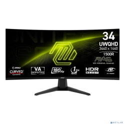 MSI 34" MAG 346CQ {VA Curved 3440x1440 180Hz 1ms 300cd 2xHDMI DisplayPort Internal Vesa}