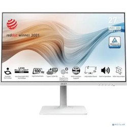 MSI Modern 27" MD272XPW {16:9 FHD(1920x1080) IPS Flat, 1ms(MPRT),1000:1,100M:1,300nit,178/178,HDMI 1.4b,DP 1.2a,USB-C,2xUSB-A,USB-B,Speaker,Tilt,Swivel,Height,Pivot,100HZ,White(white cable)}