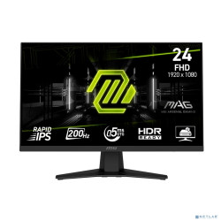 MSI MAG 23.8" 244F {IPS 1920x1080 200Hz 0.5ms 1000:1 300cd 178/178 HDMI2.0 DisplayPort1.2 Tilt VESA Black}