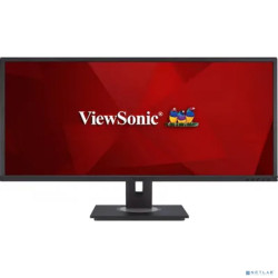 LCD Viewsonic 34.1" VG3456 черый {VA 3440x1440 100Hz 5ms 178/178 300cd 3000:1 10bit(8bit+FRC) RJ45 2xHDMI1.4 DisplayPort1.2 MiniDP1.2 AudioOut 3xUSB3.2 USB-C(PD90W) 2x3W VESA}