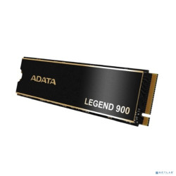 Твердотельный накопитель/ ADATA SSD LEGEND 900, 1024GB, M.2(22x80mm), NVMe 1.4, PCIe 4.0 x4, 3D NAND, R/W 7000/4700MB/s, IOPs н.д./н.д., TBW 260, DWPD 0.14, with Heat Sink (5 лет) (SLEG-900-1TCS)