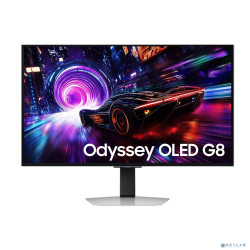 LCD Samsung 31.5" S32FG812SI silver {OLED 3840x2160 240Hz 260cd HDMI DisplayPort USB HAS Pivot  Ex}