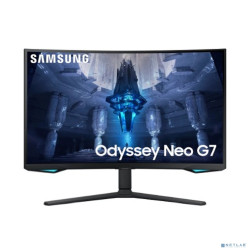 LCD Samsung 31.5" S32BG752NI Odyssey Neo G7 черный {VA 3840x2160 165Hz 1ms 178/178 350cd 3300:1 10bit 2xHDMI2.1 Displayport1.4 2xUSB3.0 FreeSync(Prem Pro) G-Sync Pivot VESA} [ls32bg752nixci]