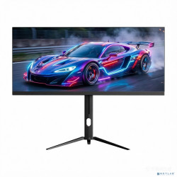 CBR LCD Монитор 34" MG-3401, IPS, UWQHD 2K 3440x1440, 165Гц, 1мс, 350Кд/м2, HAS, Pivot, 2*DP/2*HDMI/4*USB3.0, внешний БП, черный, кабели  HDMI/DP [LCD-MG3401-OPC]