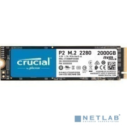 Crucial SSD 2000GB P2 M.2 NVMe PCIEx4 CT2000P2SSD8