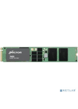 Micron SSD 7450 PRO, 1920GB, M.2(22x110mm), NVMe, PCIe 4.0 x4, 3D TLC, R/W 5000/2400MB/s, IOPs 735 000/120 000, TBW 3650, DWPD 1 (12 мес.)