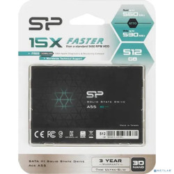 Silicon Power SSD 512Gb A55 SP512GBSS3A55S25 {SATA3.0, 7mm}