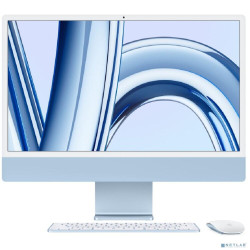 Apple iMac 24" Blue (M3, 8C CPU, 8C GPU/8Gb/256Gb SSD) (MQRC3)