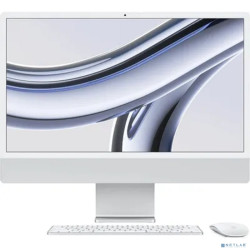 Apple iMac A2874 24" 4.5K M3 8 core (4) 8Gb SSD256Gb 8 core GPU macOS WiFi BT 143W клавиатура мышь Cam серебристый Z195000C9