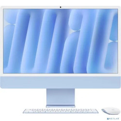 24" Моноблок Apple iMac A3247 4.5K, Apple M4 8 core, 16ГБ 256ГБ SSD,  macOS синий [mwuf3zp/a]