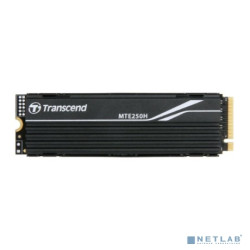 Твердотельный накопитель/ Transcend SSD MTE250H, 2000GB, M.2(22x80mm), NVMe 1.4, PCIe 4.0 x4, 3D NAND, R/W 7100/6500MB/s, IOPs 530 000/420 000, TBW 1560, DWPD 0.43, with Metal Heatsink (5 лет)
