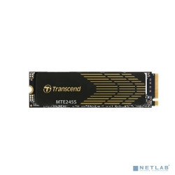 Твердотельный накопитель/ Transcend SSD MTE245S, 500GB, M.2(22x80mm), NVMe 1.4, PCIe 4.0 x4, 3D NAND, R/W 4800/4000MB/s, IOPs 600 000/300 000, TBW 300, DWPD 0.33, 5 лет