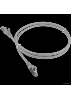 Патч-корд LanMaster вилка RJ-45,  вилка RJ-45,  кат.6,  LSZH,  1.5м,  серый [lan-pc45/s6-1.5-gy]