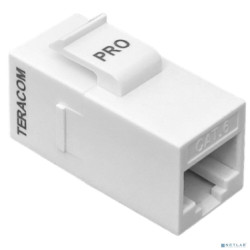 EKF TRP-INLC-KSTN-6UTP-WH Адаптер проходной TERACOM PRO Cat.6 неэкранированный RJ45-RJ45 тип Keystone белый