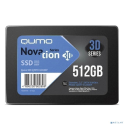 QUMO SSD 512GB Novation TLC 3D (Q3DT-512GSKF) {2,5" R/W 550/500 MB/s SM2258XT/SM2259XT OEM}
