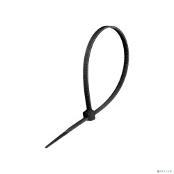 Exegate EX293134RUS Стяжка (хомут) нейлоновая ExeGate CV66-350x7.5B (нейлон 6.6, 350x7.5мм, неоткрывающаяся, halogen free, -40°C - +85°C, черная, 100 шт)