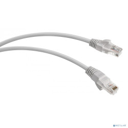WRline Патч-корд U/UTP, категория 5е, 2xRJ45, неэкранированный, серый, LSZH, 10м