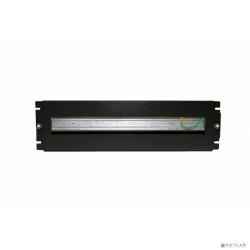 Hyperline BPB19-PS-3U-RAL9005 Рейка-DIN 1U черный (упак.:1шт)