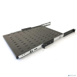 Hyperline TSS3-450-RAL9004 Полка выдвижная c 19'' креплением, глубина 450 мм, нагрузка до 20 кг, для шкафов TTB глубиной 600-1200мм, цвет черный (RAL 9004)