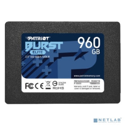 SSD жесткий диск SATA2.5" 960GB BURST PBE960GS25SSDR PATRIOT