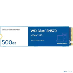 SSD WD Original PCI-E x4 500Gb WDS500G3B0C Blue SN570 M.2 2280