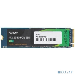 Apacer SSD M.2 256Gb PCIe Gen3x4, R3500/W1200 Mb/s, MTBF 1.8M, 3D NAND, NVMe AP256GAS2280P4U-1