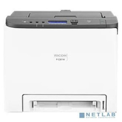 Ricoh P C301W Цветной лазерный принтер, A4, 256Мб, 25стр/мин, дуплекс, PCL, PS3, LAN, WiFi, старт.картр.(1000стр), самозапуск (408335)