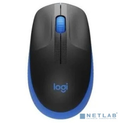 Мышь Logitech M190, оптическая, беспроводная, USB, темно-серый и синий [910-005925]