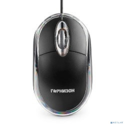 Гарнизон Мышь GM-100, USB, чип- Х, черный, 1000 DPI, 2кн.+колесо-кнопка