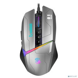 Мышь A4Tech Bloody W60 Max Gun серый/черный оптическая (10000dpi) USB (10but)