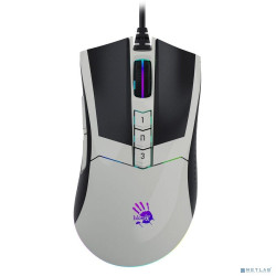 Мышь A4Tech Bloody W90 Max белый/черный оптическая (10000dpi) USB (10but)