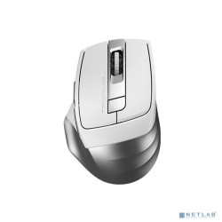Мышь A4 Fstyler FB35 белый/серый оптическая (2000dpi) беспроводная BT/Radio USB (6but) {1379900}
