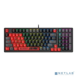 Клавиатура проводная A4Tech Bloody S98 red/black (USB, механическая, for gamer, LED) (SPORTS RED)