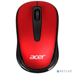 Acer OMR136 [ZL.MCEEE.01J] красный оптическая (1000dpi) беспроводная USB для ноутбука (2but)