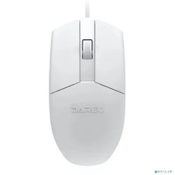 Мышь проводная Dareu LM103 оптическая, проводная, USB, 1200dpi, белый