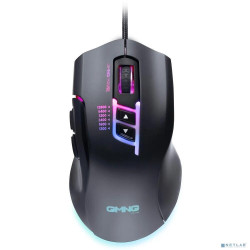 Мышь GMNG XM004 черный/красный оптическая (12800dpi) USB для ноутбука (8but) [1651282]