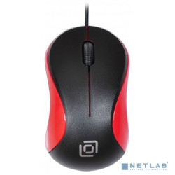 Oklick 115S for Notebooks Black/Red Optical 1000DPI USB [711637]