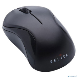 Oklick 605SW черный оптическая (1200dpi) беспроводная USB (2but) [605SW black]{384108}