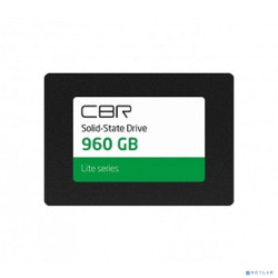 CBR SSD-960GB-2.5-LT22, Внутренний SSD-накопитель, серия "Lite", 960 GB, 2.5", SATA III 6 Gbit/s, SM2259XT, 3D TLC NAND, R/W speed up to 550/520 MB/s, TBW (TB) 480