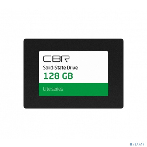 CBR SSD-128GB-2.5-LT22, Внутренний SSD-накопитель, серия "Lite", 128 GB, 2.5", SATA III 6 Gbit/s, SM2259XT, 3D TLC NAND, R/W speed up to 550/520 MB/s, TBW (TB) 64