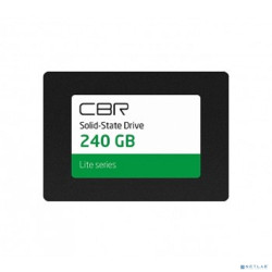 CBR SSD-240GB-2.5-LT22, Внутренний SSD-накопитель, серия "Lite", 240 GB, 2.5", SATA III 6 Gbit/s, SM2259XT, 3D TLC NAND, R/W speed up to 550/520 MB/s, TBW (TB) 120