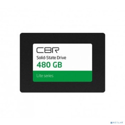 CBR SSD-480GB-2.5-LT22, Внутренний SSD-накопитель, серия "Lite", 480 GB, 2.5", SATA III 6 Gbit/s, SM2259XT, 3D TLC NAND, R/W speed up to 550/520 MB/s, TBW (TB) 240