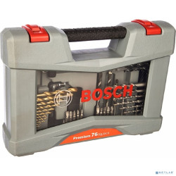 Набор оснастки (сверла, биты, зенкеры) Bosch "Premium Set" (76 предметов в кейсе) (2608P00234)